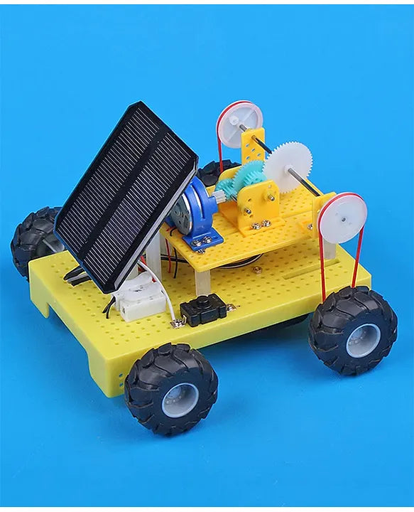 Solar-Powered DIY Car Kit – Lunar Rover STEM Toy