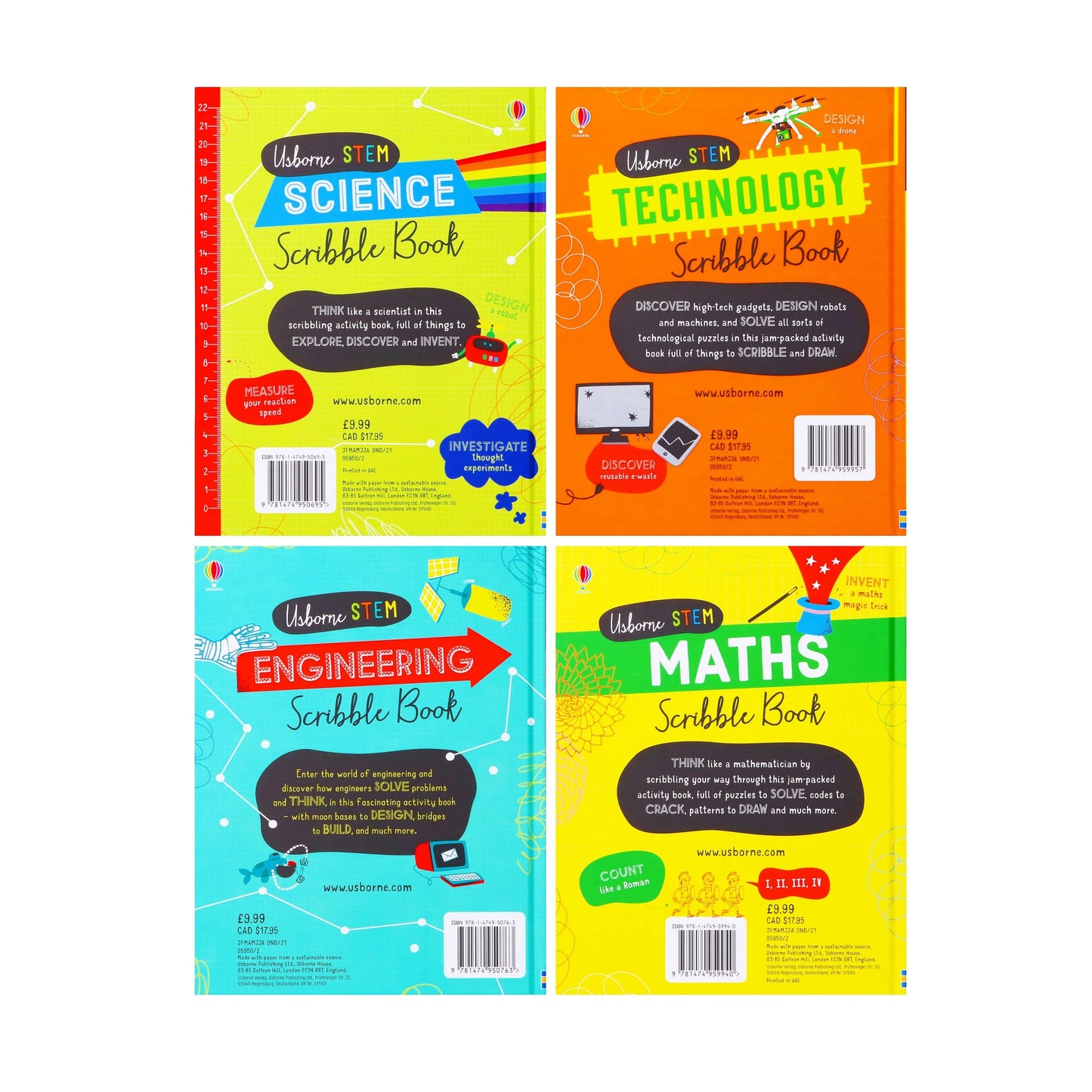 Usborne STEM Scribble (Hardcover)