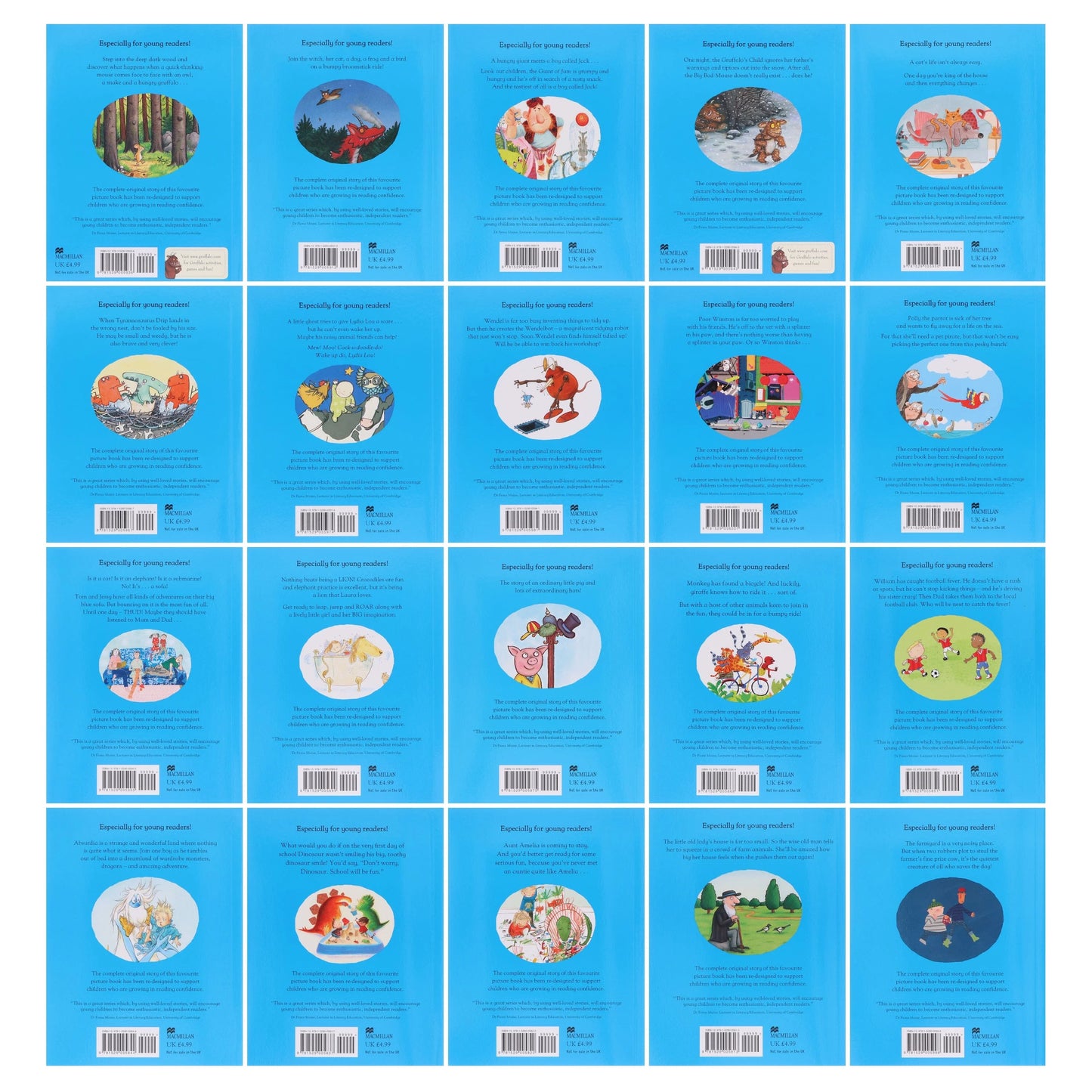 Time To Read Collection 20 Books Set By Julia Donaldson & Lydia Monks - Ages 3+ - Paperback