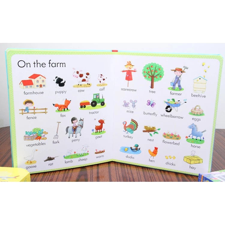 Usborne my first word book board book set