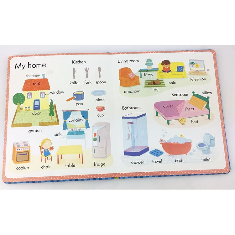 Usborne my first word book board book set