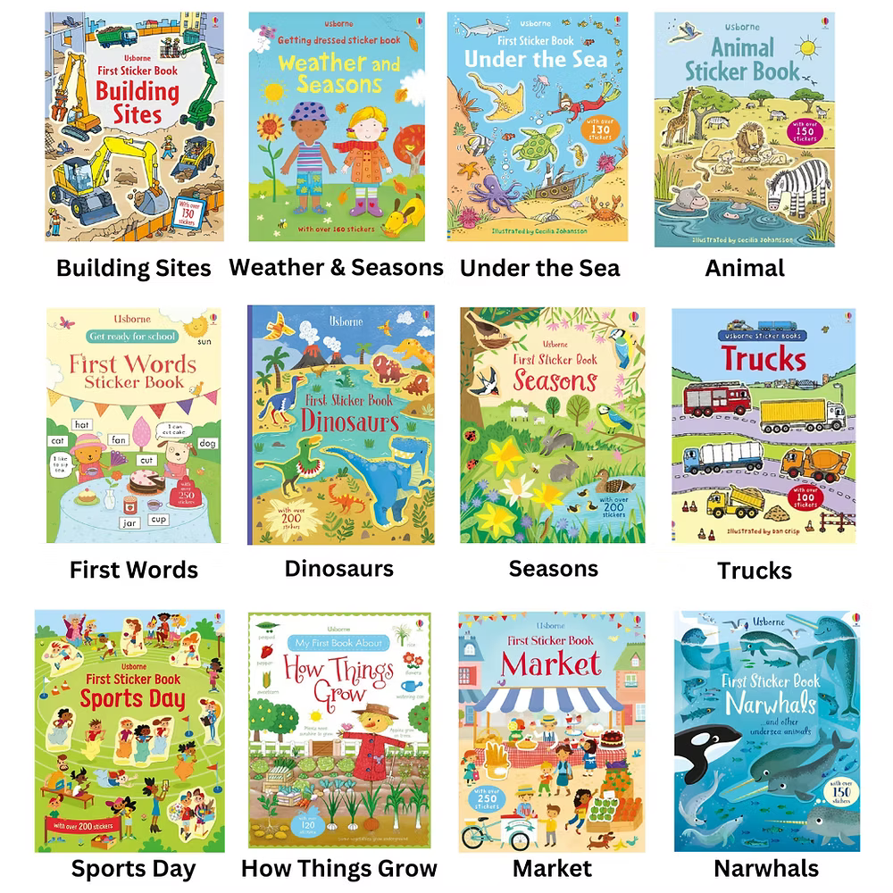 Usborne Sticker Books (Paperback)