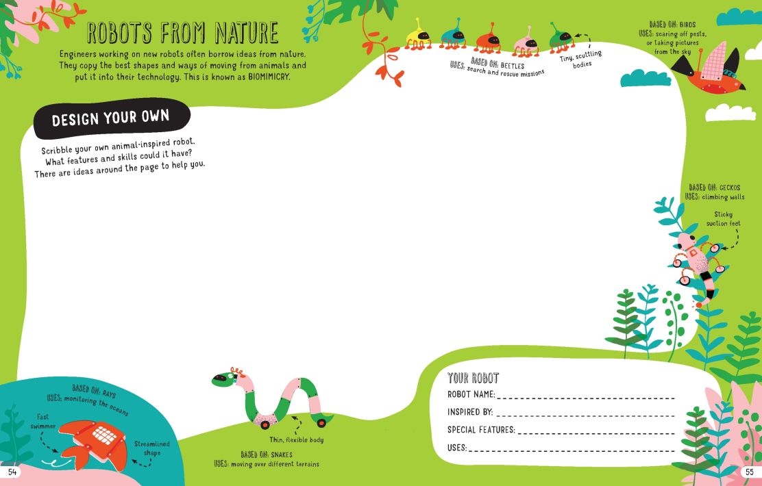Usborne Stem Technology Scribble BOOK- Hardcover