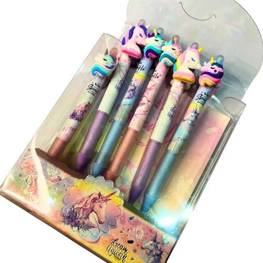 Spinning Erasable Pen - Unicorn Theme