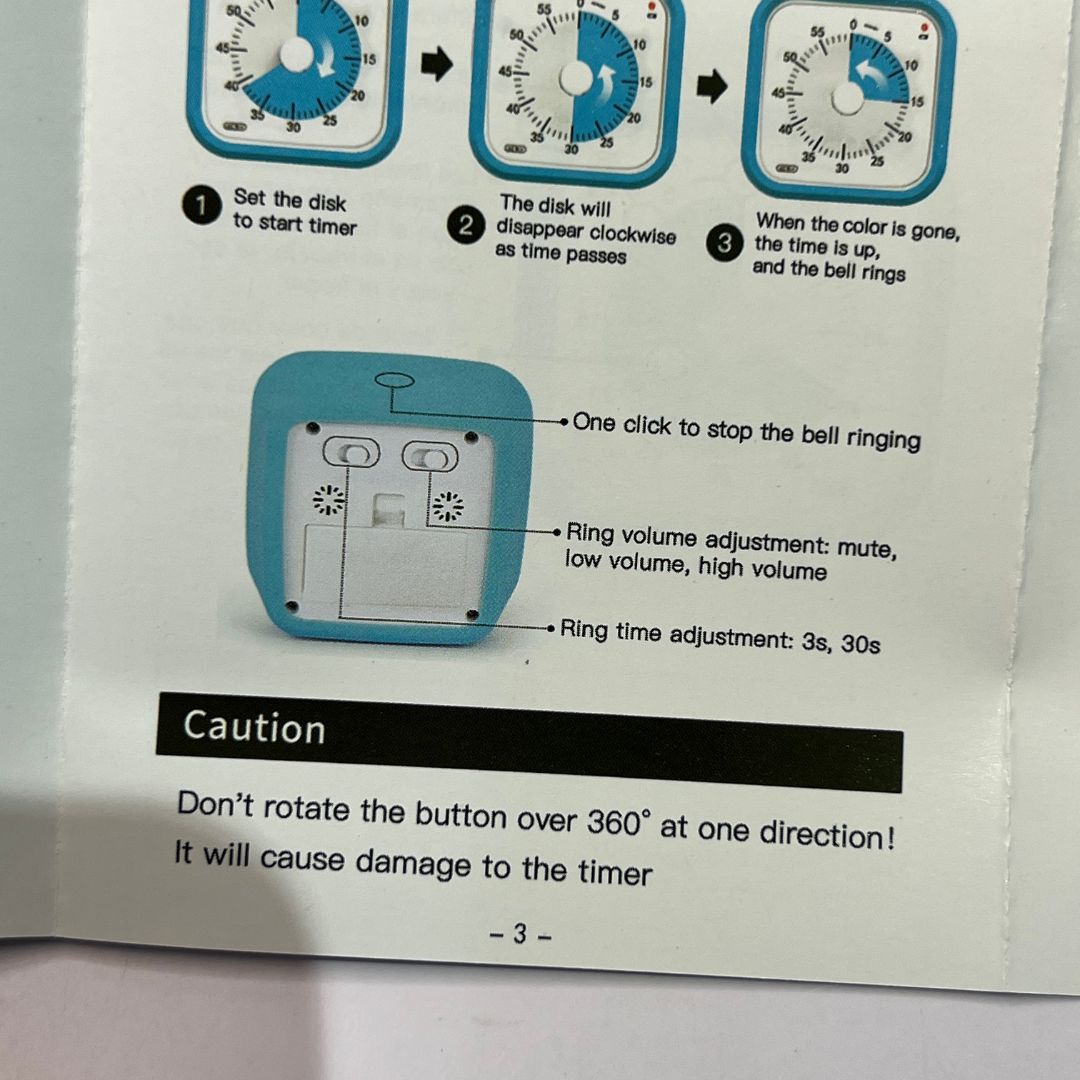 Visual Timer Alarm Clock