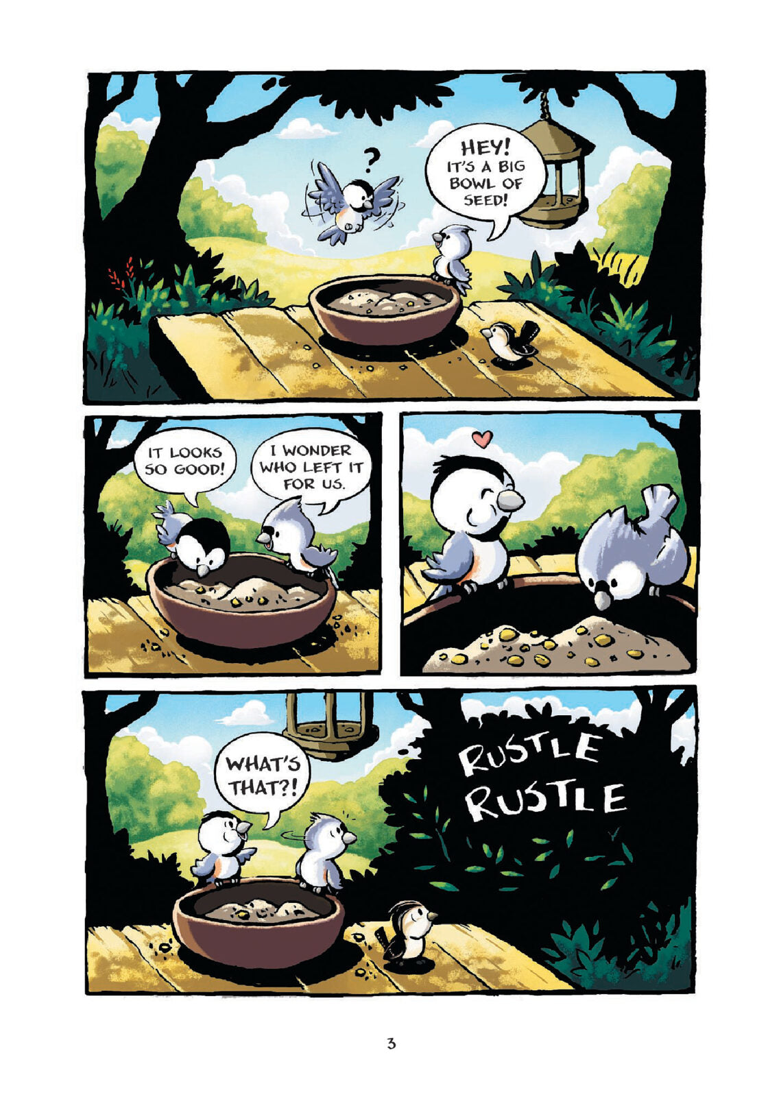 Owly illustrated graphic novel pages by Andy Runton