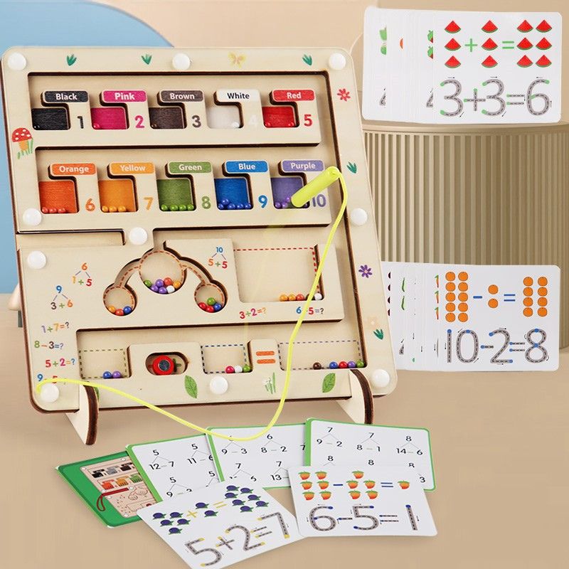 Early Education Calculation and Color Classification Magnetic Beads