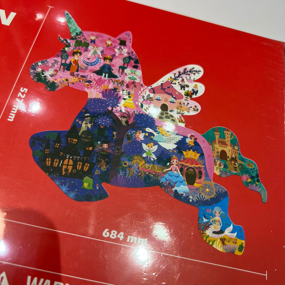 Unicorn Shaped Jigsaw Puzzle - 396 Pieces