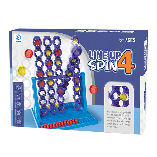 Line Up Spin 4 – Interactive Strategy Game