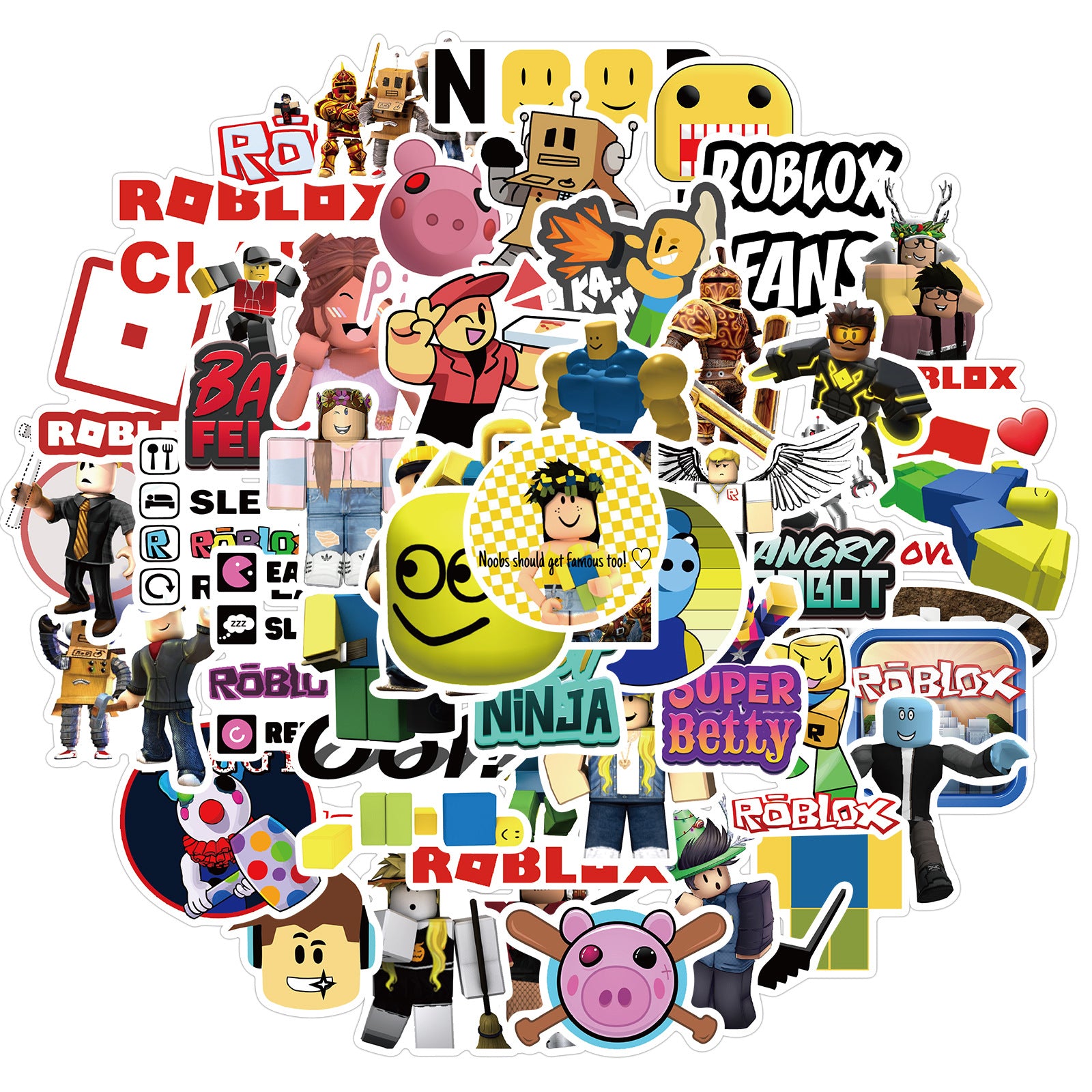 Admin Sticker Roblox Roblox Gamer Sticker Pack (50pcs) – Waterproof Stickers in Kenya – Kids ...