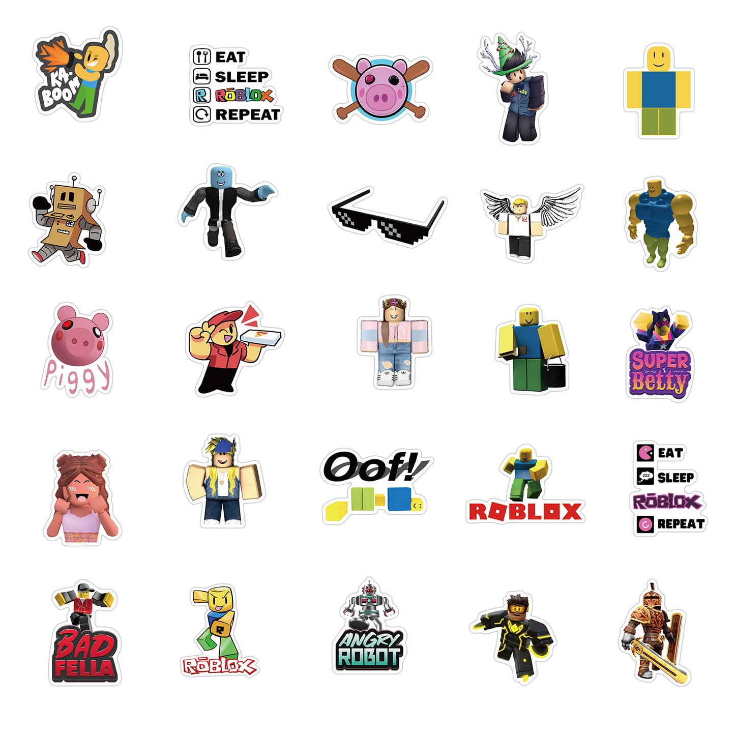 Roblox Gamer Sticker Pack – 50pcs