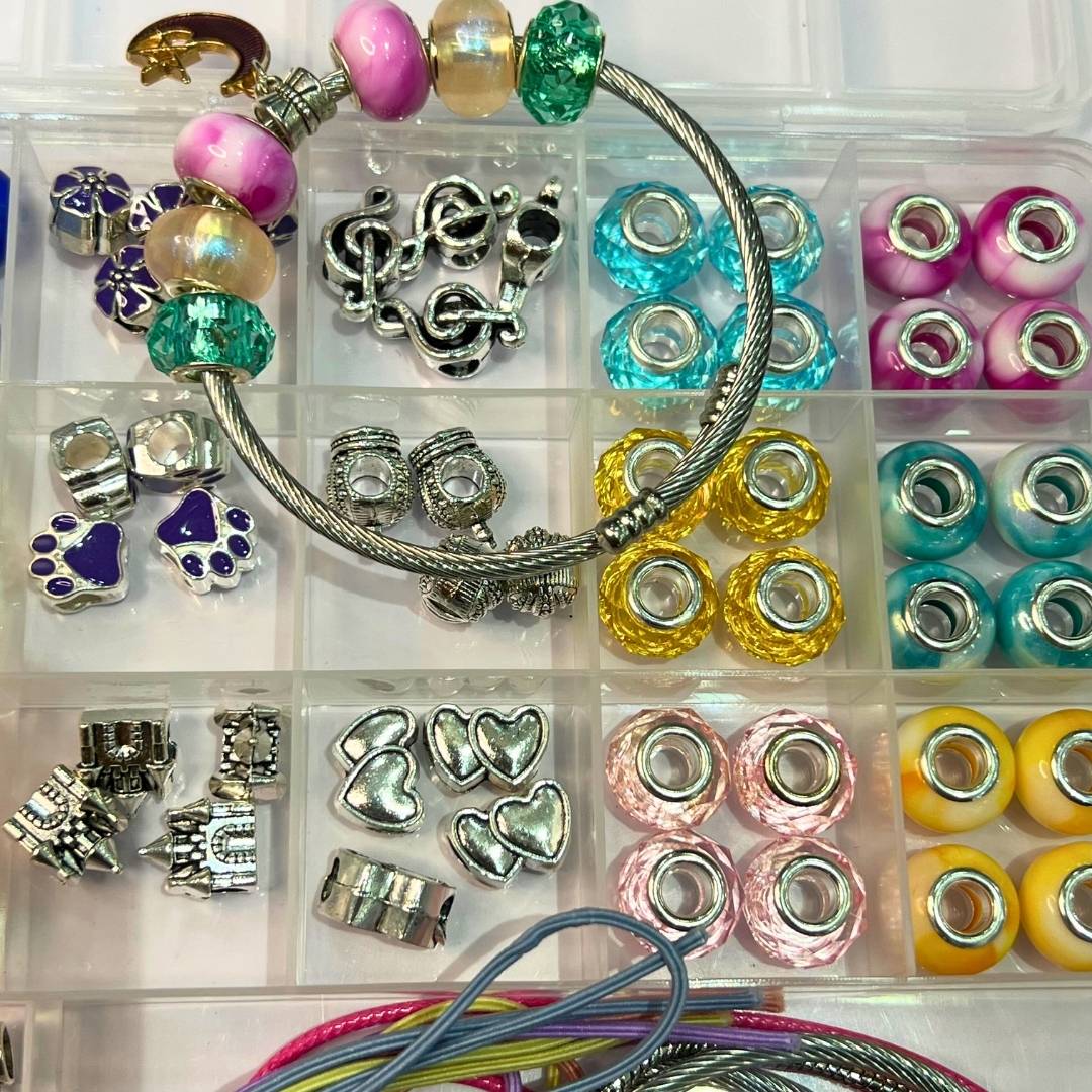 Large DIY Jewellery Kit - Metal & Special Charms