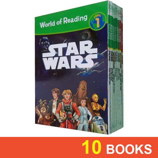 Star Wars World of Reading Level 1 Collection | 10 Early Reader Books for Ages 4–7 | Beginner Reading Set