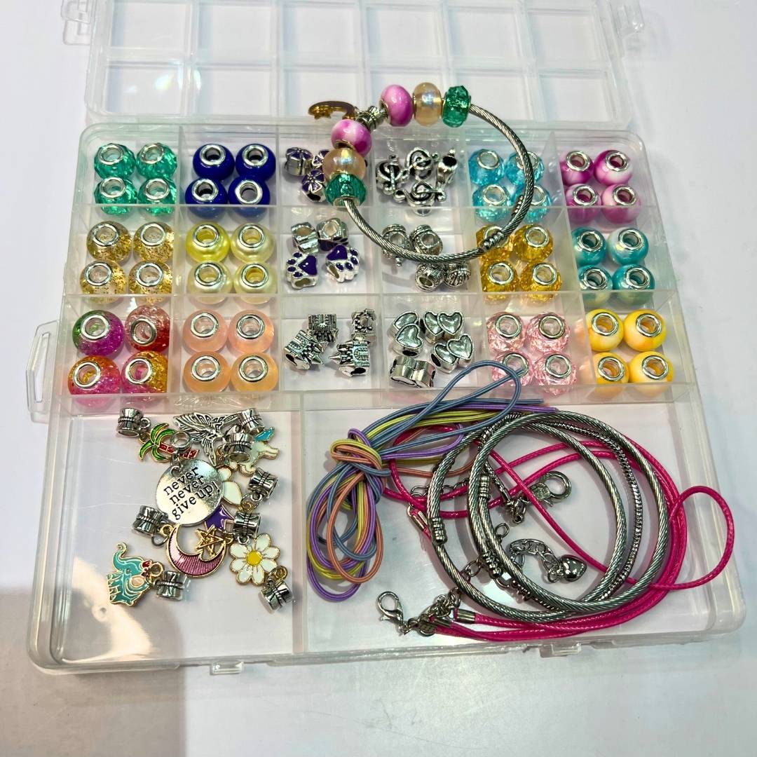 Large DIY Jewellery Kit - Metal & Special Charms