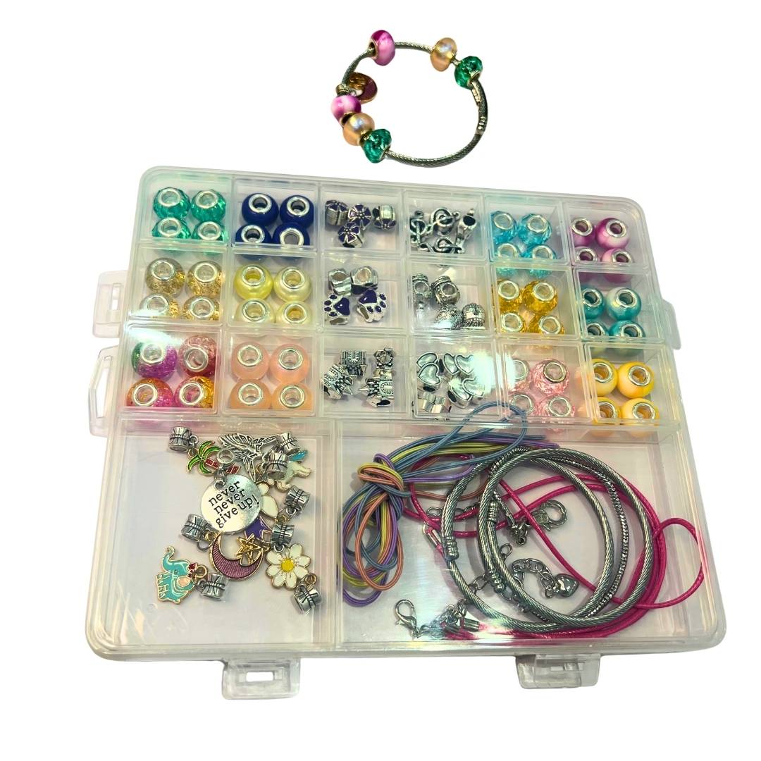Large DIY Jewellery Kit - Metal & Special Charms