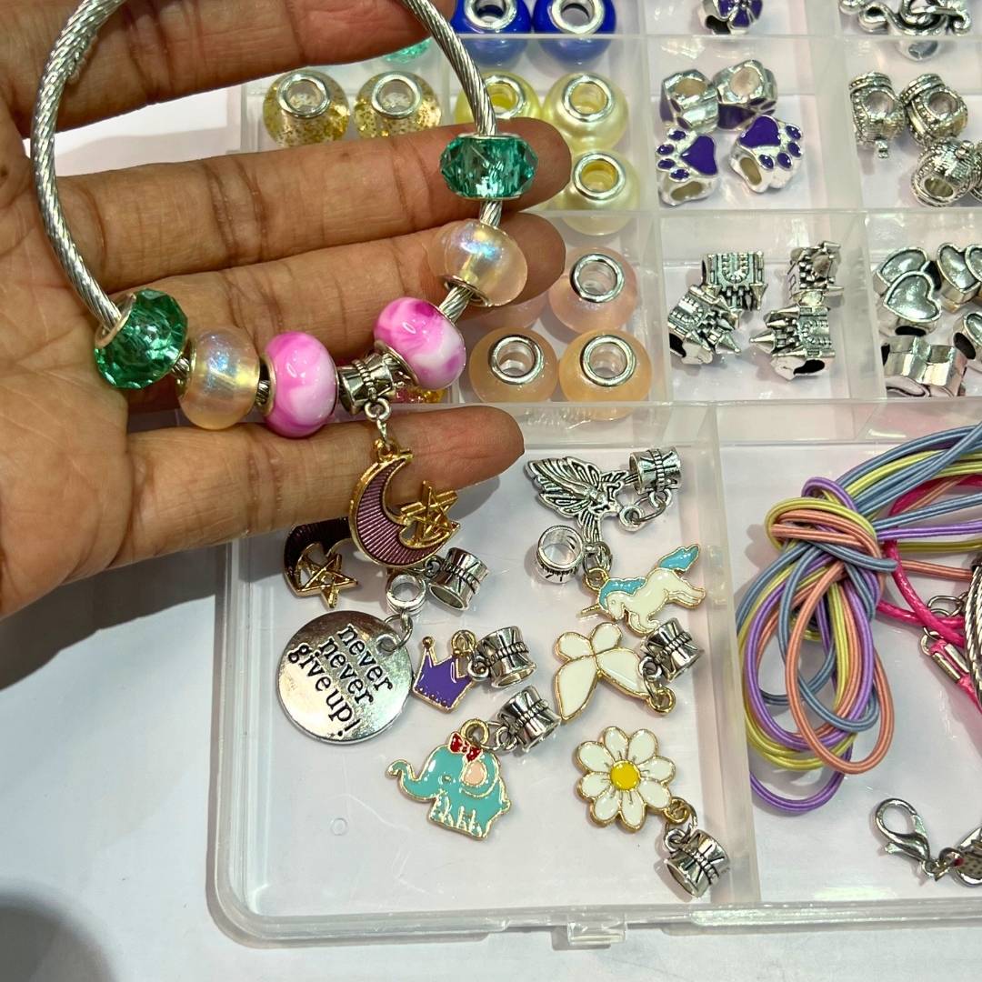 Large DIY Jewellery Kit - Metal & Special Charms