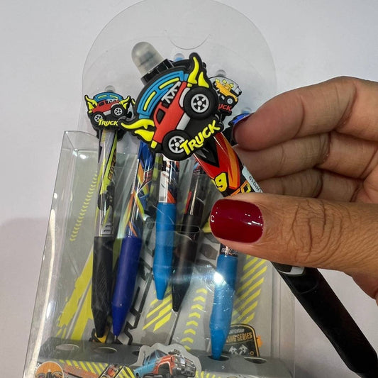 Spinning Erasable Pen - Truck Theme