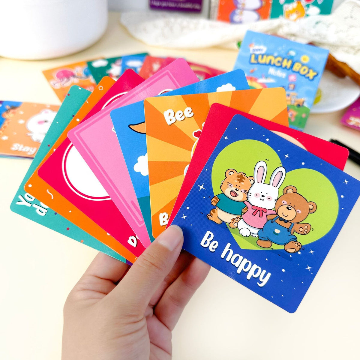 Lunchbox note cards for daily school encouragement and surprises