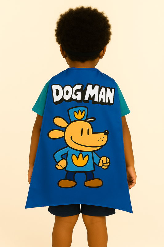 Dog Man Cape & Mask Costume for Kids