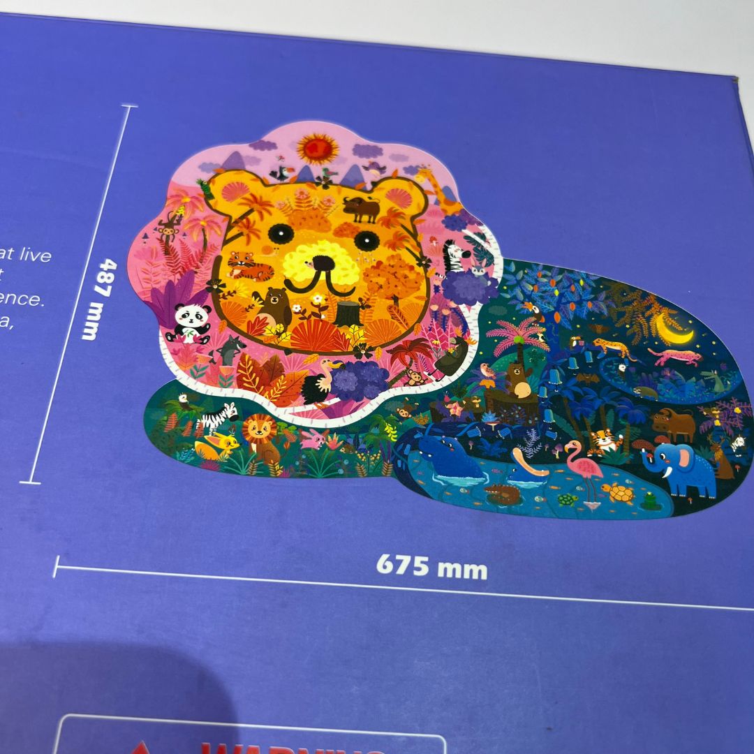 Lion Shaped Jigsaw Puzzle - 483 Pieces