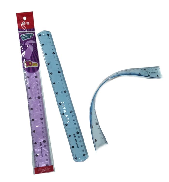 MG 30CM Soft Flexible Transparent Ruler ARL960Y7