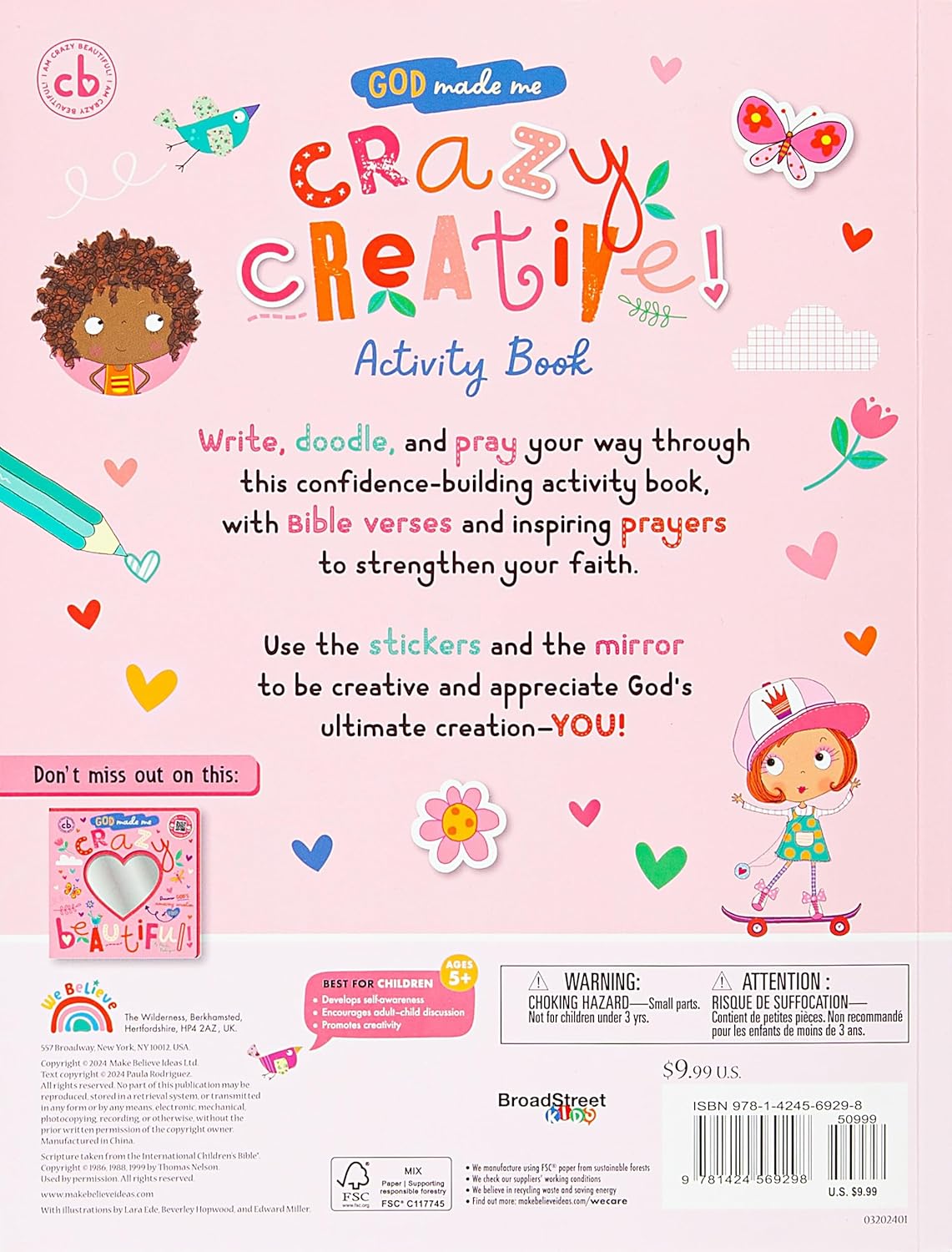 God Made Me Crazy Creative! Activity Book