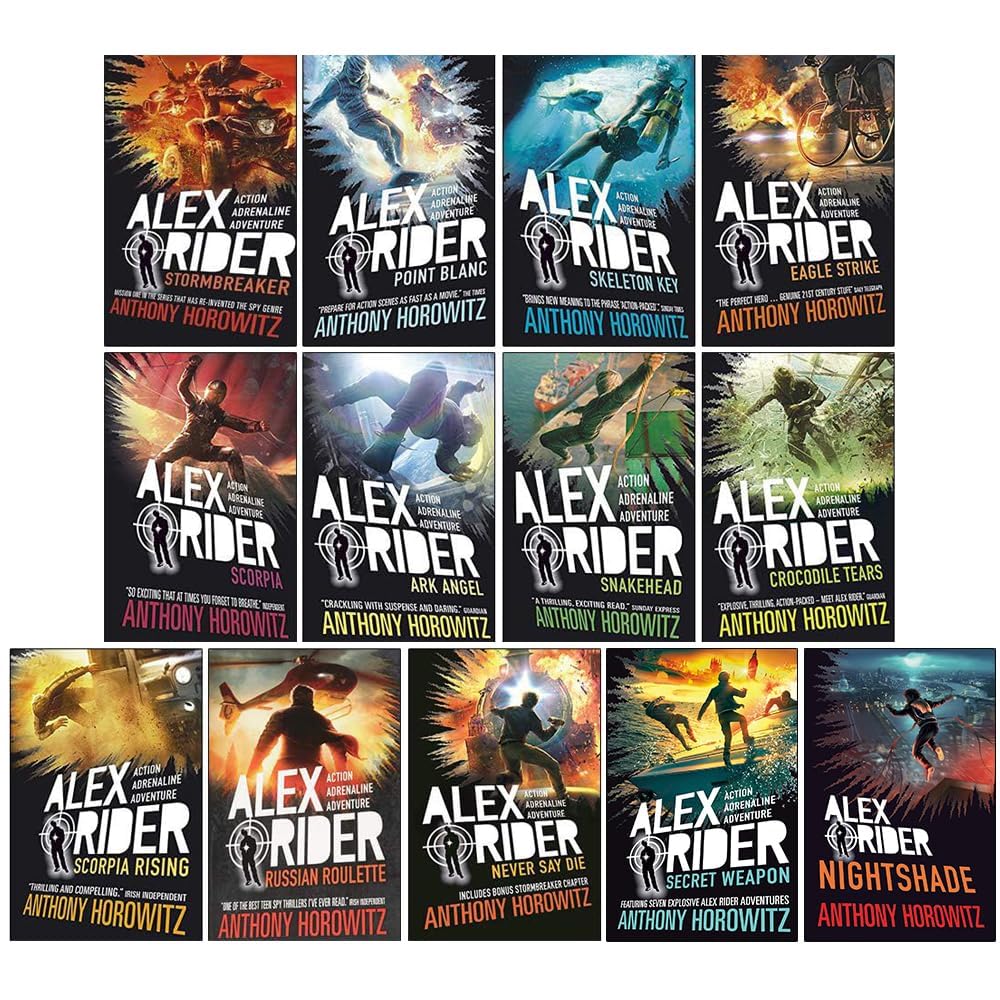 Alex Rider Series 13 Books Collection Paperback Set -Age-9+ By Anthony Horowitz