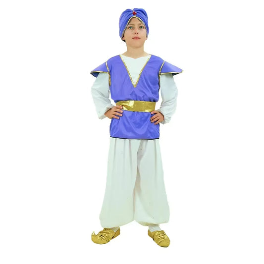 Aladdin Prince Costume Set with Sultan Hat