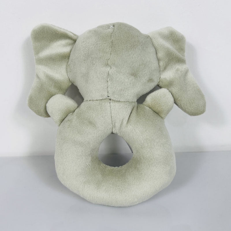 Soft Plush Baby Rattle Ring Toy