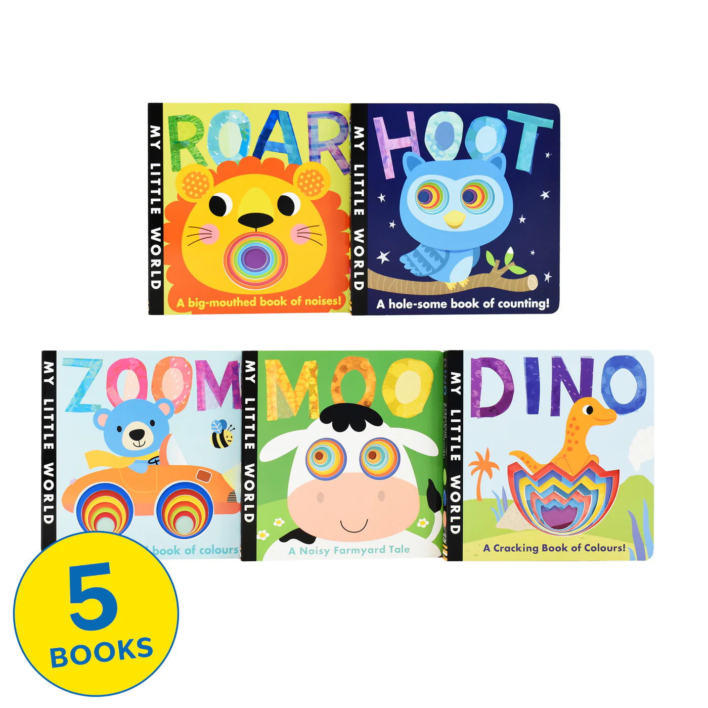 My Little World Peek Through Board Books  By Little Tiger