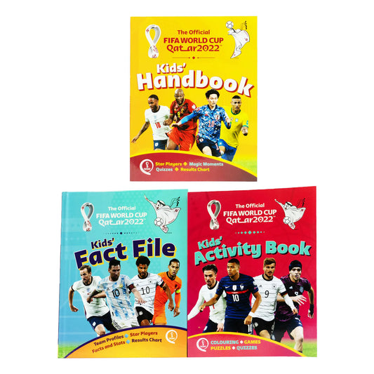 Fifa World Cup 2022 Kids' Book Set – Handbook, Activity & Fact File-Hardcover