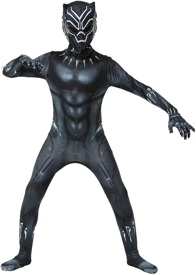 Black Panther Costume for Children | Marvel Superhero Dress-Up Costume