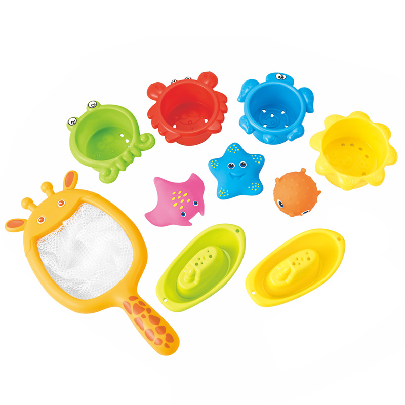 Baby Bath Animal Fishing Play Set (10-Piece)
