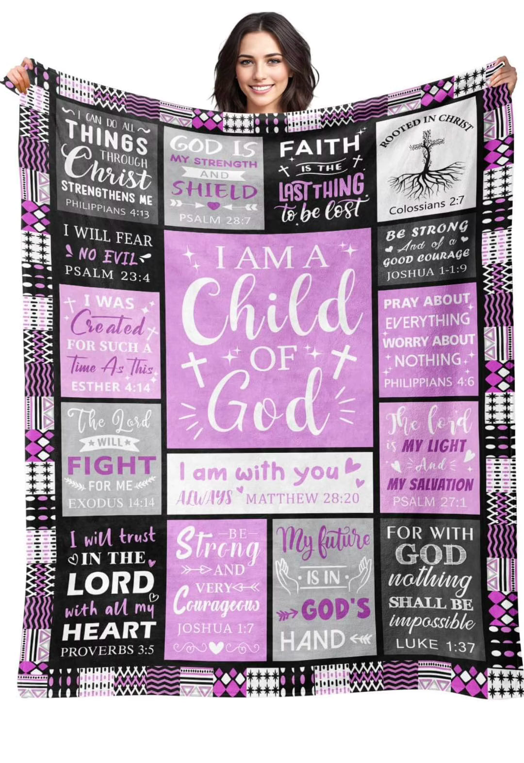 Kids Gift Blanket – 260gsm Soft Flannel Throw (130×150cm) | Cozy Inspirational Blanket for Boys & Girls