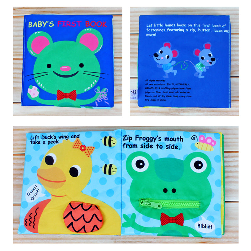 Baby’s First Cloth Activity Book