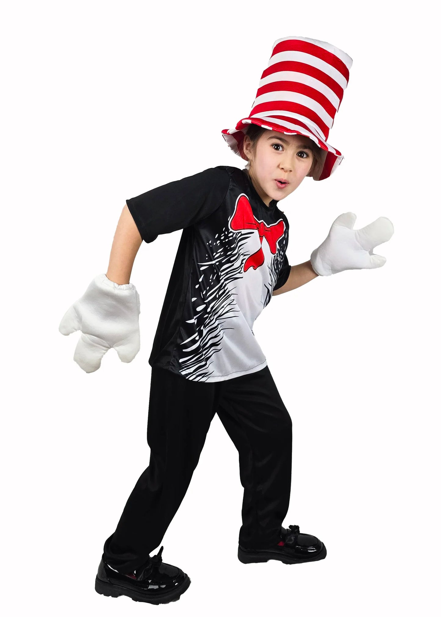 Dr. Seuss Cat in the Hat Costume for Children | World Book Day Costume