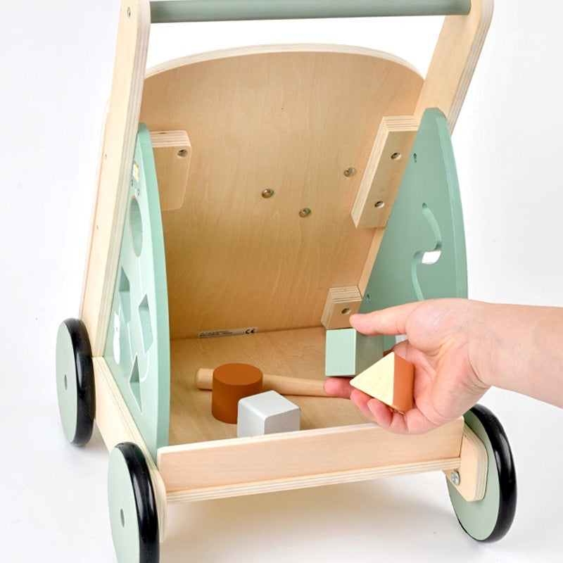 Wooden Baby Walker - Pastel