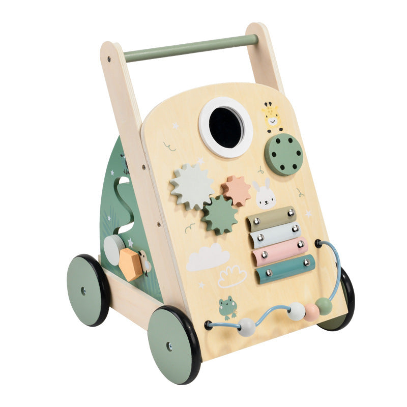 Wooden Baby Walker - Pastel