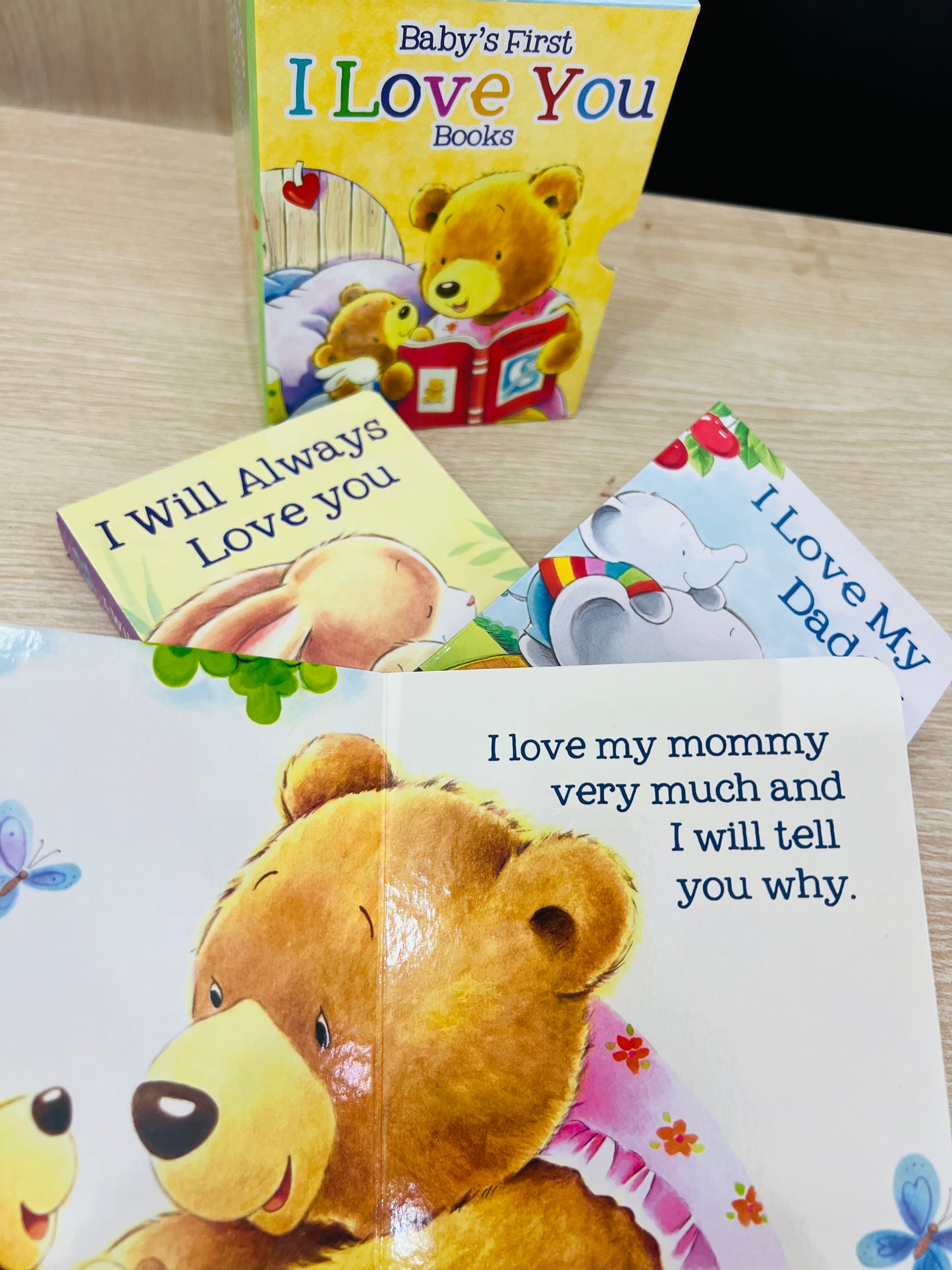 Baby’s First “I Love You” Board Book Set – 3 Heartwarming Books for Toddlers (Gift Box)