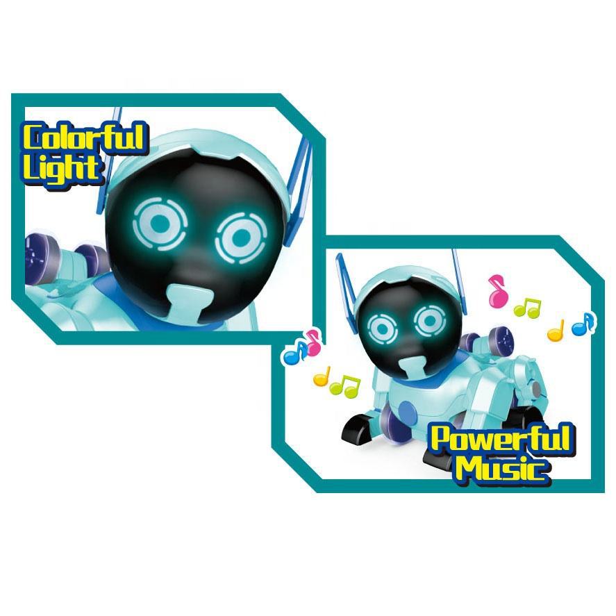 Puppy Stuntroll Smart Robot Dog – Gesture Control & Music Lights