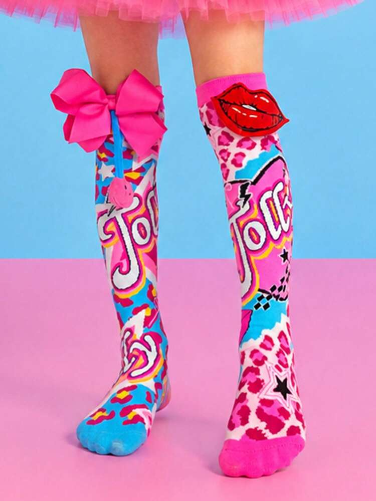 Jolly Knee-High Socks for Kids – Fun 3D Dress-Up Accessory