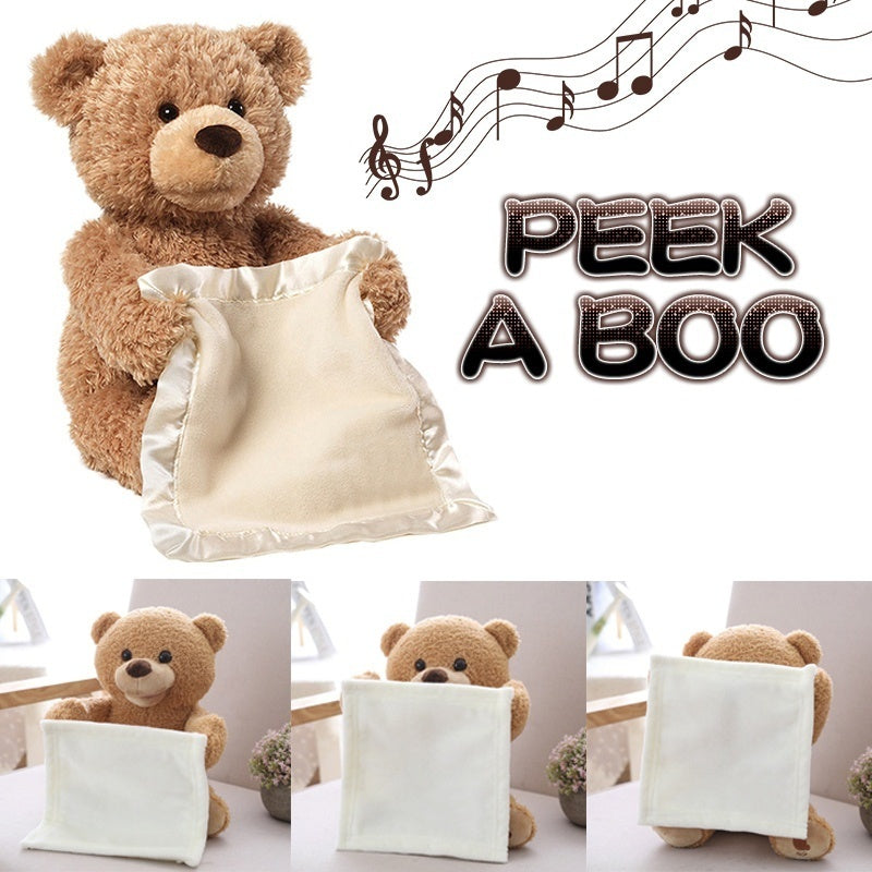 Peekaboo Talking Teddy Bear Plush