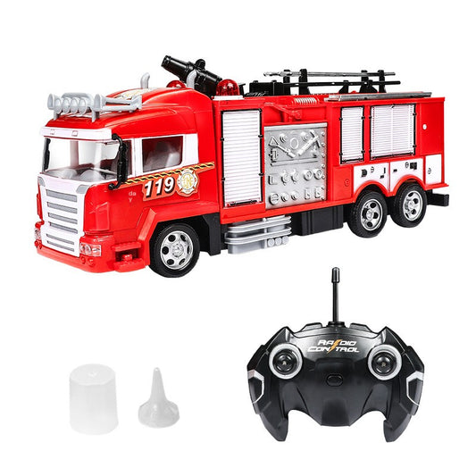 RC Fire Truck with Water Spray – Large 31cm Rescue Vehicle