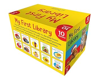 My First Library Pack 2 : Boxset of 10 Board Books for Kids