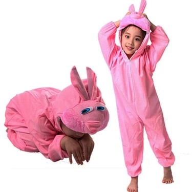 Rabbit Costume for Children | Pink Bunny Dress-Up Costume