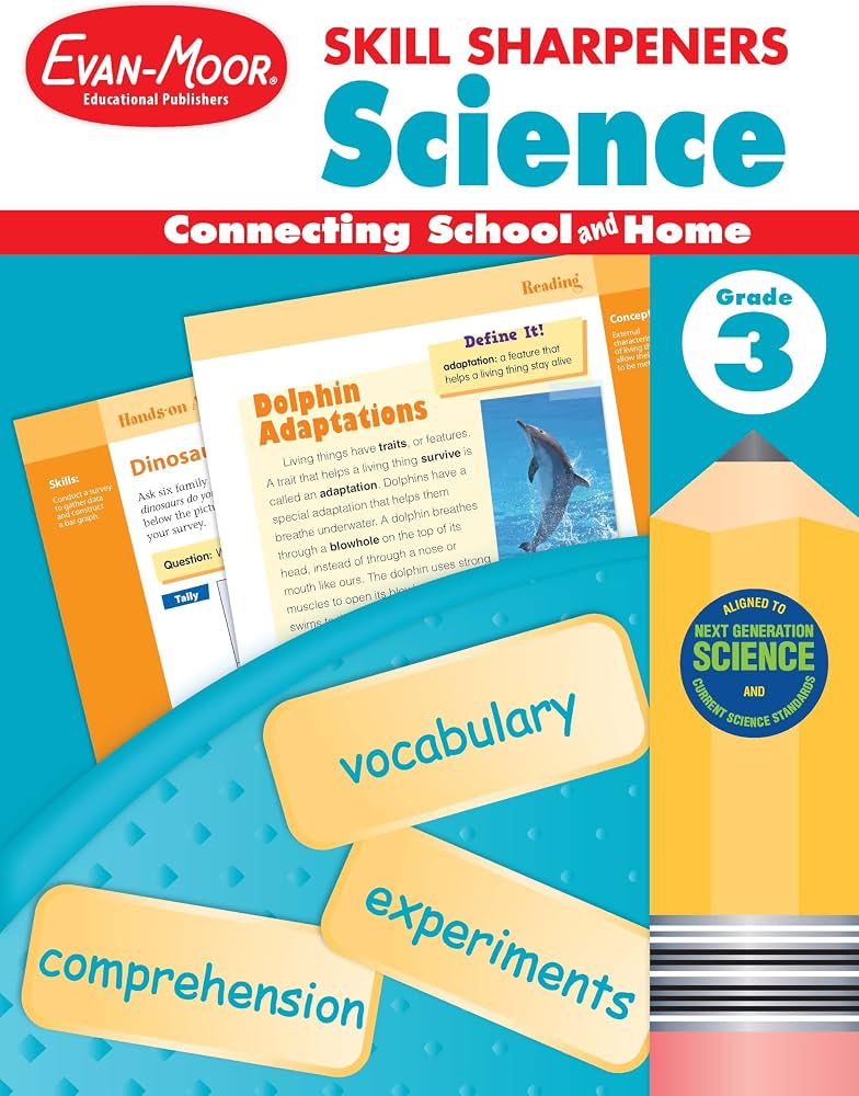 Evan-Moor Skill Sharpeners Science Grade 3 workbook