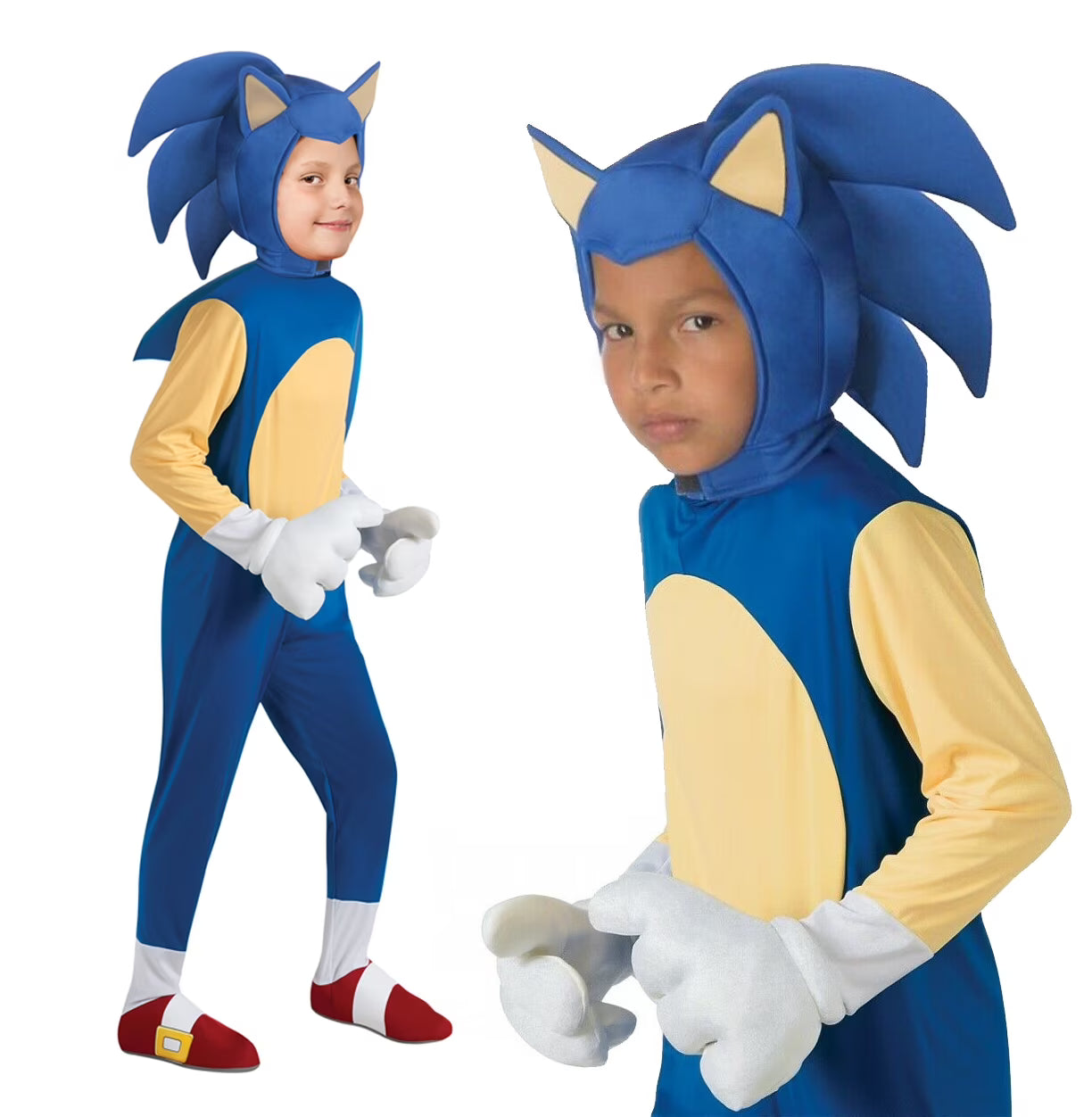 Sonic the Hedgehog Costume for Children | Character Dress-Up Costume