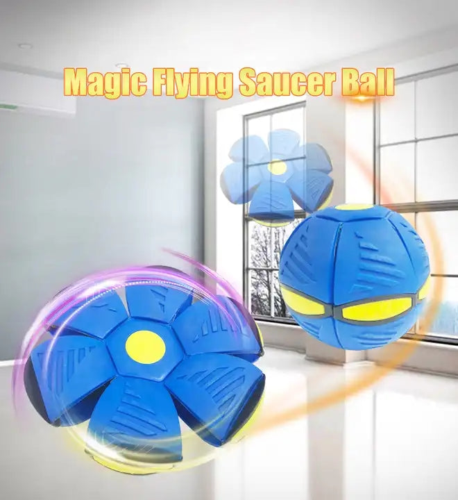 Magic Flying Saucer Ball – Transforming Disc Ball Toy
