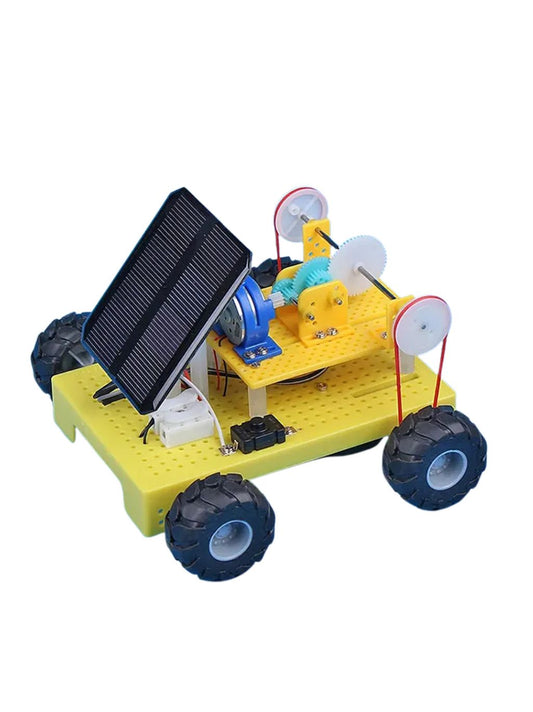 Solar-Powered DIY Car Kit – Lunar Rover STEM Toy