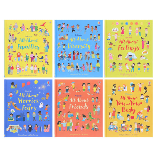 Usborne All About Series – 6 Book Collection (Hardback)